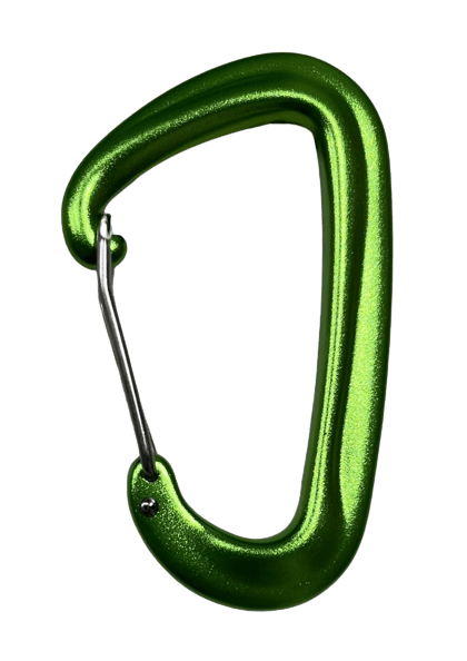 Top Rally Others Green Aluminum 12kN Heavy Duty Snap Hook Carabiner Clips