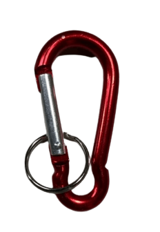 Top Rally Others Red Aluminum Snap Hook Carabiner Clips Keychain